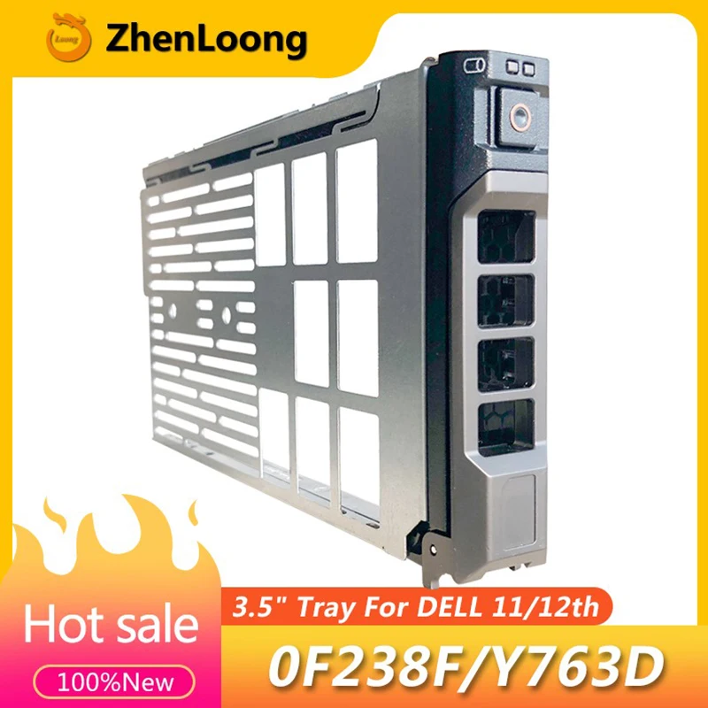 Bandeja de servidor SAS SATA F238F de 3,5 pulgadas, nuevo y original, CADDY para DELL R720, R620, R710, R610, HDD, MD3600i, MD3200, MD3400, MD1200, MD1400, NX300 - imagen 2