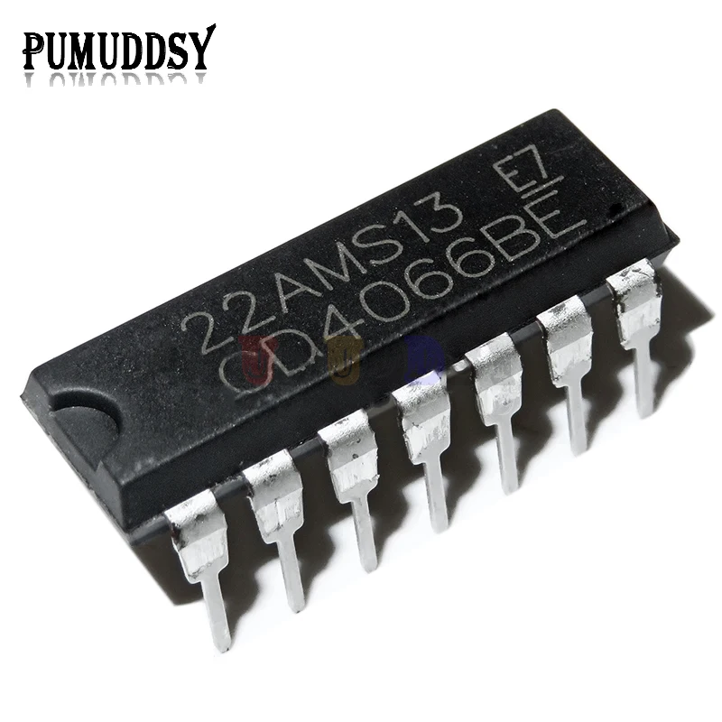 Piezas CD4066BE DIP14 CD4066 DIP 4066BE DIP-14, nueva lC, 10 unidades