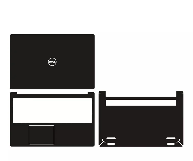 Precortado 1xTop + 1xPalmrest + 1x cubierta adhesiva de piel inferior para Dell XPS 13 9300 9310 Inspiron 7400 13 7373 5390 15 7570 7573 7590 7591 - imagen 4