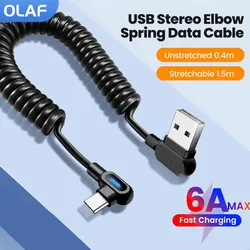 Cable USB‑C a Lightning Retráctil Carga Rápida