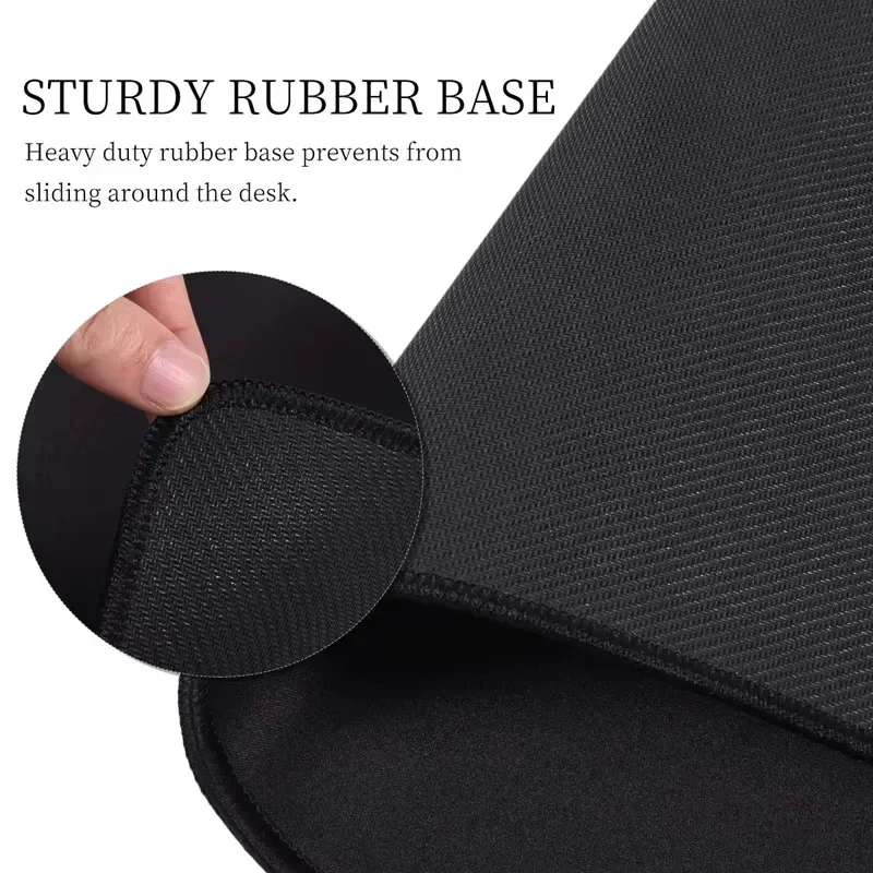 Alfombrilla de ratón Kiss Love para niña rosa, alfombrilla de escritorio de gran tamaño para computadora de oficina, alfombrilla de teclado de dibujos animados, gruesa, antideslizante, 400x900x3mm - imagen 4