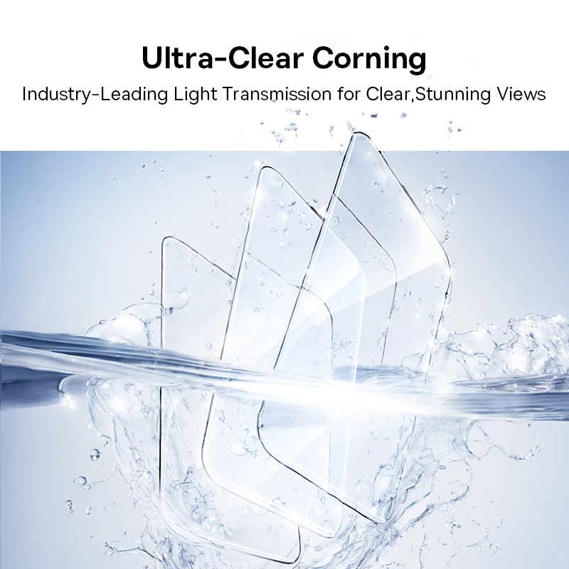 Protector de pantalla Baseus para iPhone 16 Pro Max Corning vidrio templado para iPhone 16 Pro Plus película protectora transparente antiespionaje - imagen 5