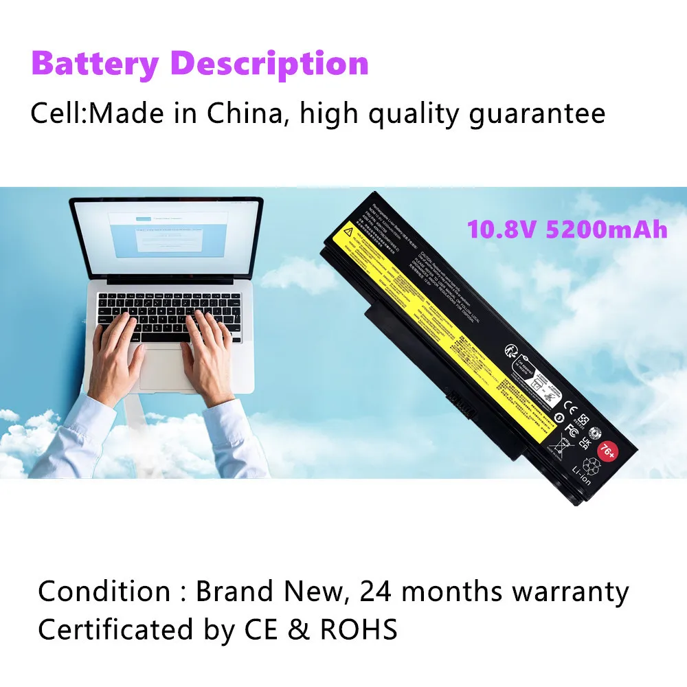 45N1762 45N1759 batería del ordenador portátil para Lenovo ThinkPad E550 E550C E560 E555 E565 E565C 45N1758 45N1760 45N1761 45N1763 - imagen 2