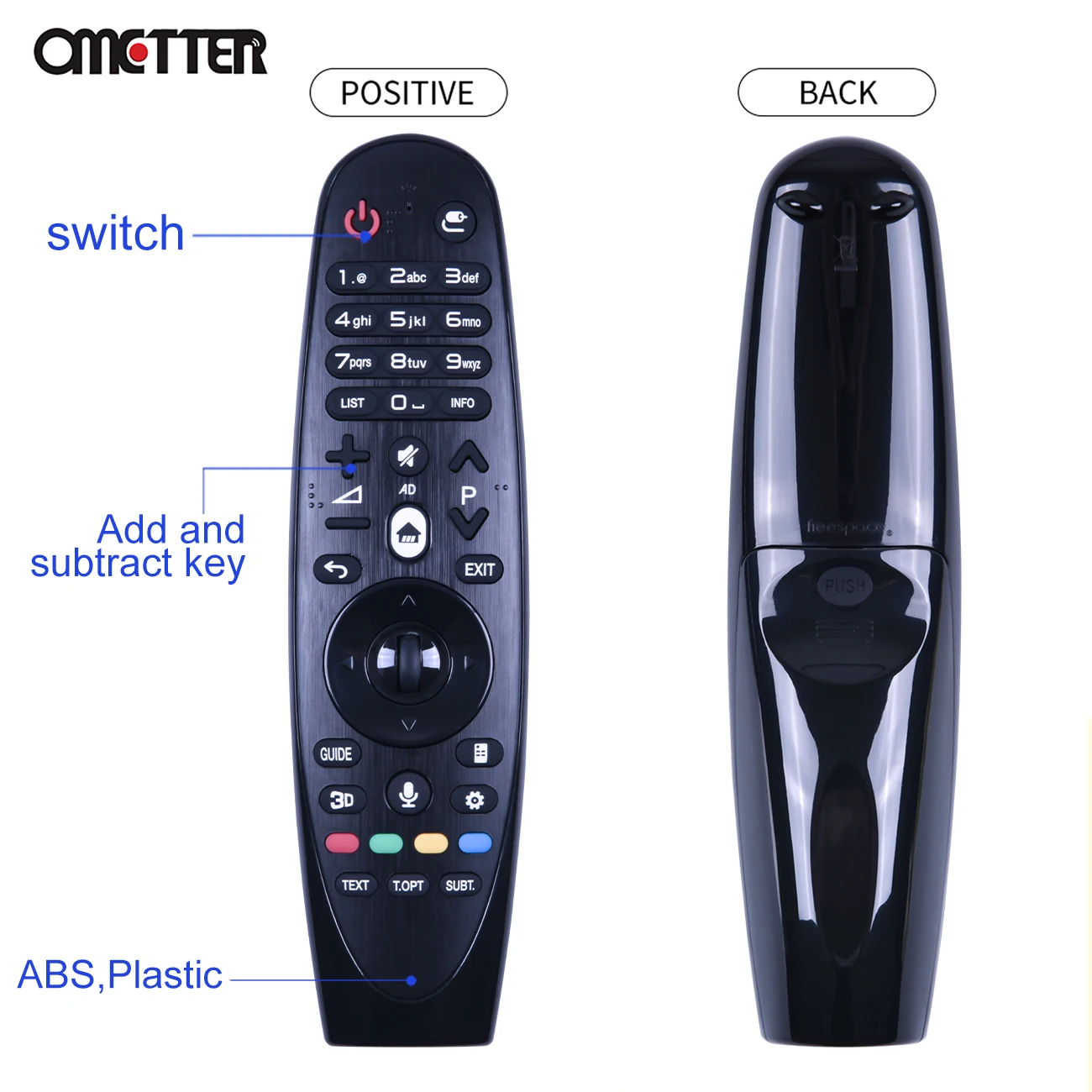 Nuevo AN-MR600 para Smart TV Control remoto mágico 40UF7769 55UF8507 43LF630V 49LF630V 40UF7769 43UF6809 sin voz sin ratón - imagen 5