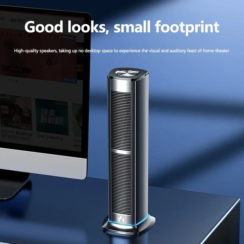 Audio de ordenador de escritorio subwoofer doméstico Mini altavoz activo con cable/Bluetooth modo Dual ordenador portátil TV altavoces universales - imagen 3