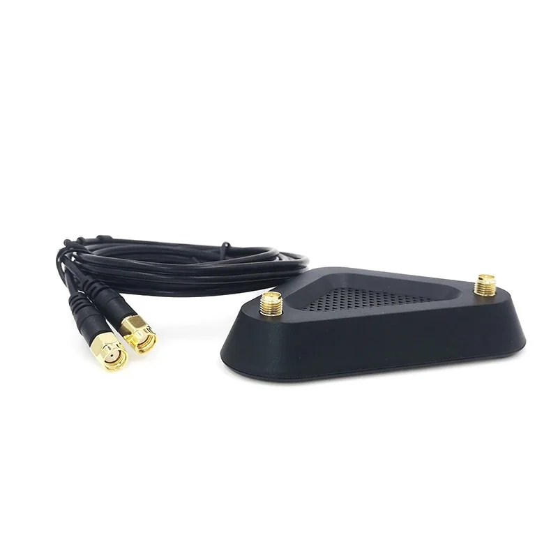 Base de antena de doble banda 2,4G/5G con Cable de extensión para tarjeta de red inalámbrica de enrutador Wifi, conector adaptador de succión magnética - imagen 5