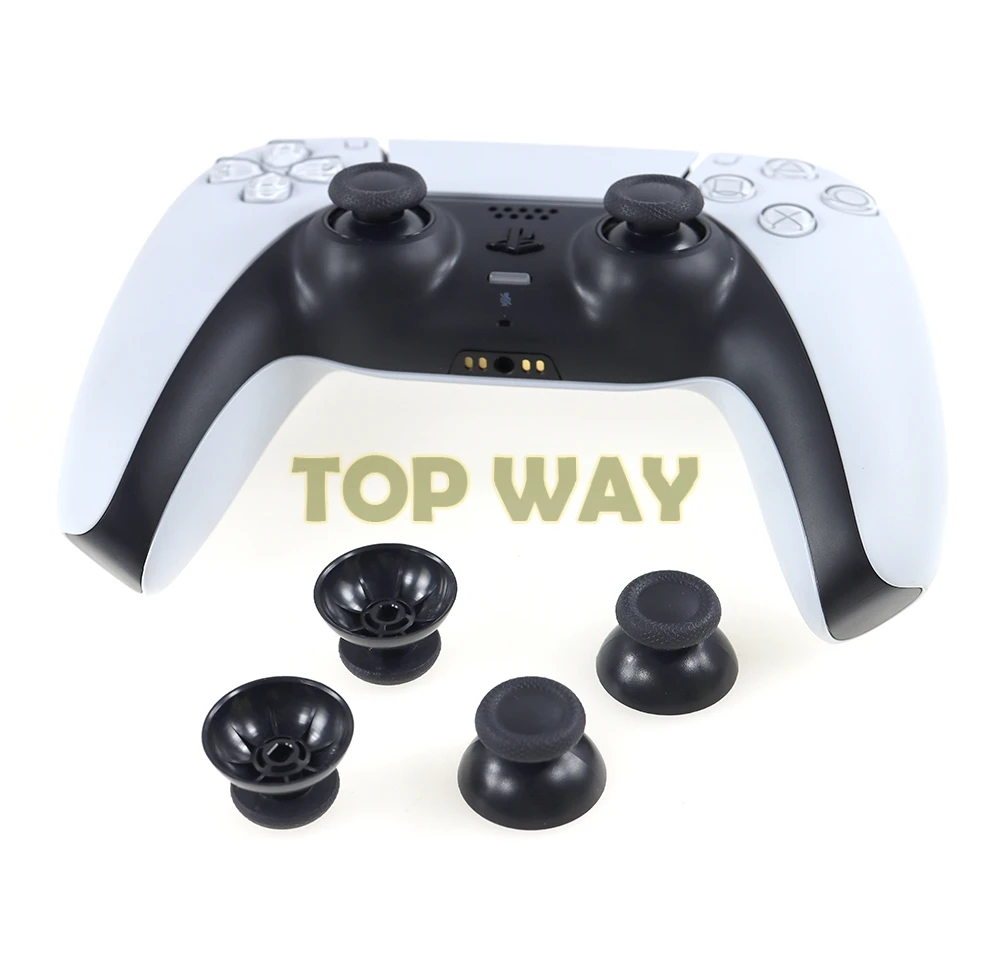 300 Uds tapa basculante de repuesto Original para PS5 cabeza de seta mango 3D llave de mango de Joystick negro