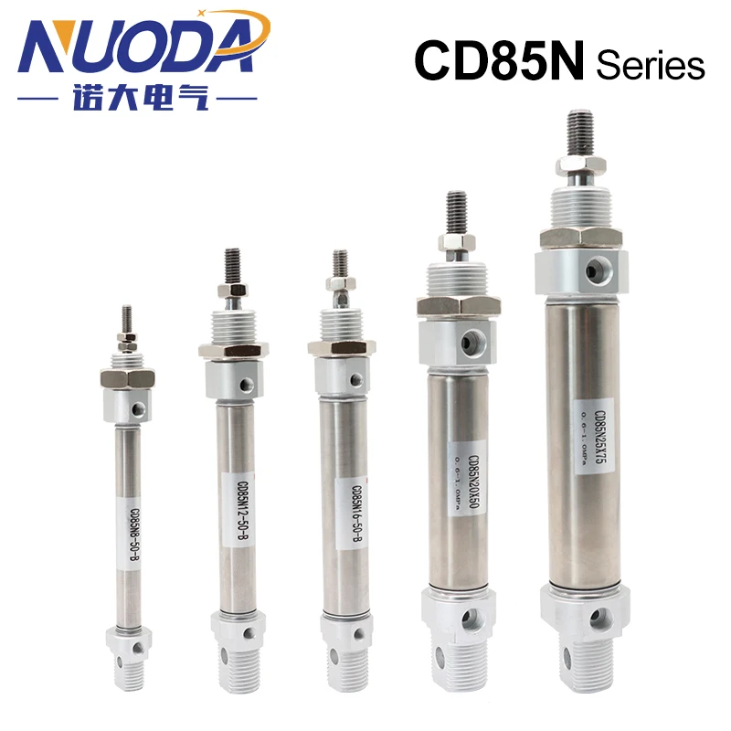 SMC tipo ISO estándares CD85N serie CD85N/C85N8 10 12 16 20 25 cilindro de aire estándar doble efecto Mini cilindro de varilla única