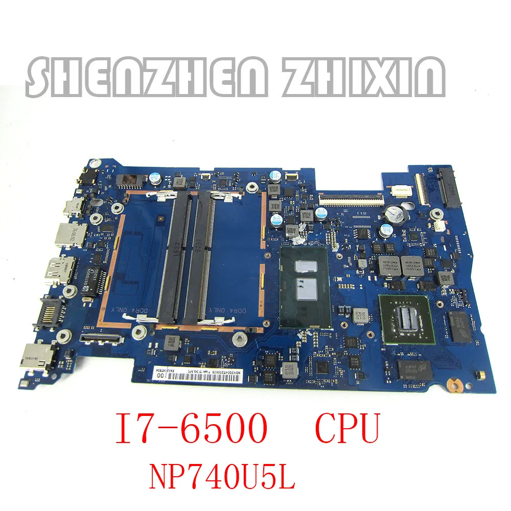 Yourui para Samsung Np740U5L-Y02Us Np740U5L placa base para ordenador portátil con I7-6500U CPU 940MX GPU BA92-16590A BA92-16590B prueba completa