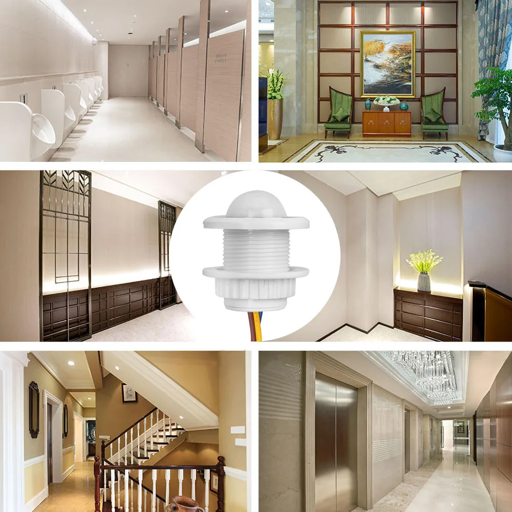 Mini armario PIR Sensor Detector interruptor inteligente 110V 220V PIR Sensor de movimiento por infrarrojos detección automática Sensor interruptor de luz - imagen 2