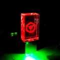 red LED light