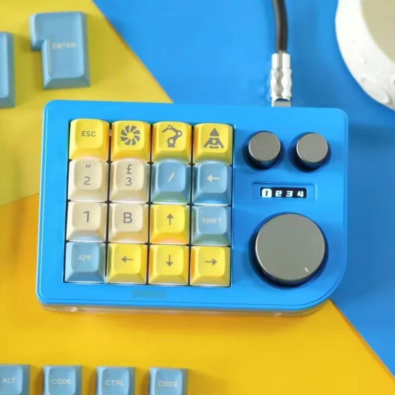 DOIO 16 teclas, teclado de diseño, tres perillas, personalizado, teclado mecánico, personalizado KB16-01 - imagen 4
