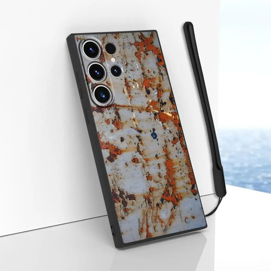 Funda de teléfono con diseño de óxido Retro para Samsung Galaxy Note 20 10 Ultra S21 Plus S23 S24 FE S25 Edge S22 Ultra S20 - imagen 4