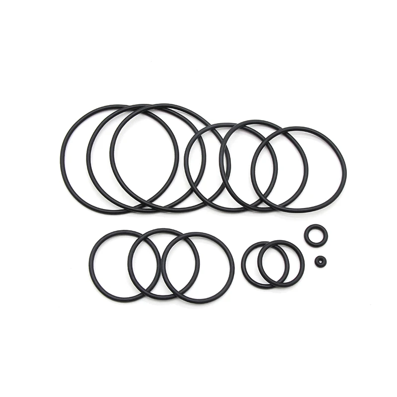 Junta tórica NBR de 10/50 piezas, espesor CS 2,4mm OD 6 ~ 180mm, goma de nitrilo redonda tipo O, resistente a la corrosión y al aceite, arandela de sellado negra - imagen 4