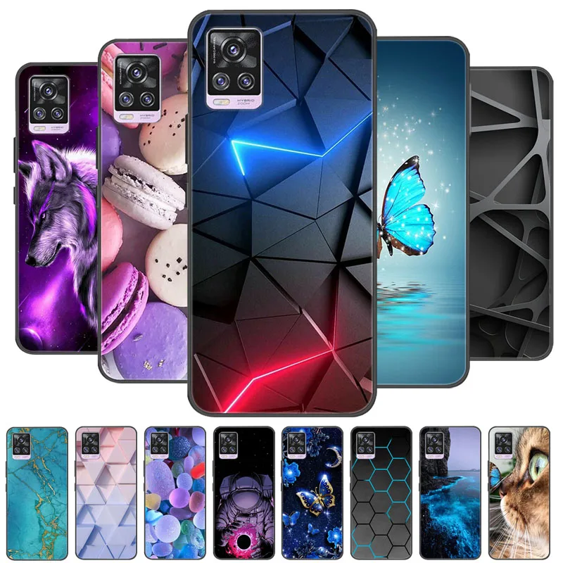 Para Coque Vivo V20 Pro funda 2018 funda trasera de silicona para teléfono Vivo V20 V2025 V2024 Fundas V20Pro V 20 Pro Fundas de parachoques suaves