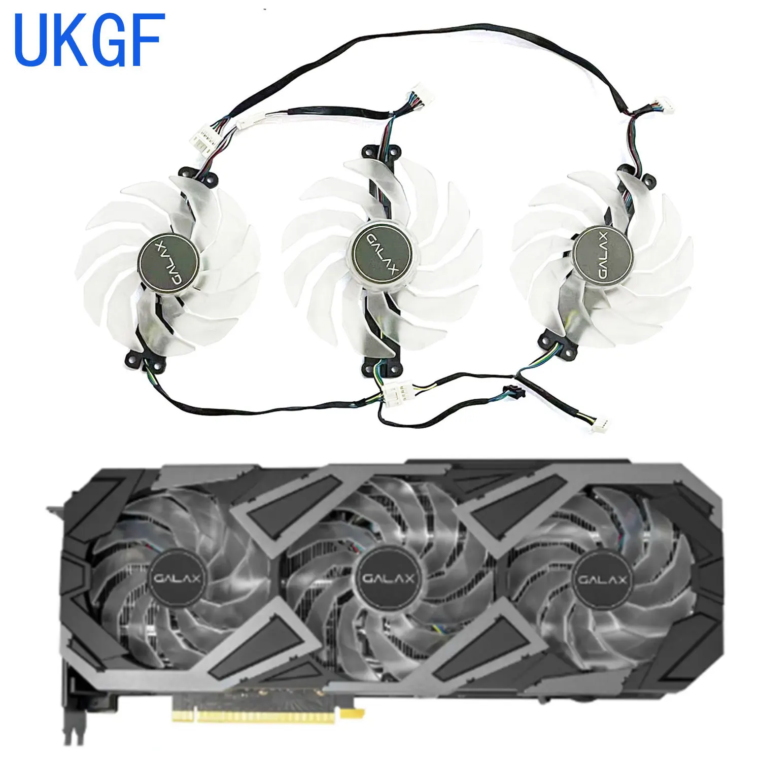 Ventilador de tarjeta de vídeo de 92MM TH9215S2H-PDB03 102MM TH1015S2H-PBA01 para KFA2 GALAX RTX 3070 3080 3070Ti 3080 Ti EX ventiladores de repuesto para jugadores