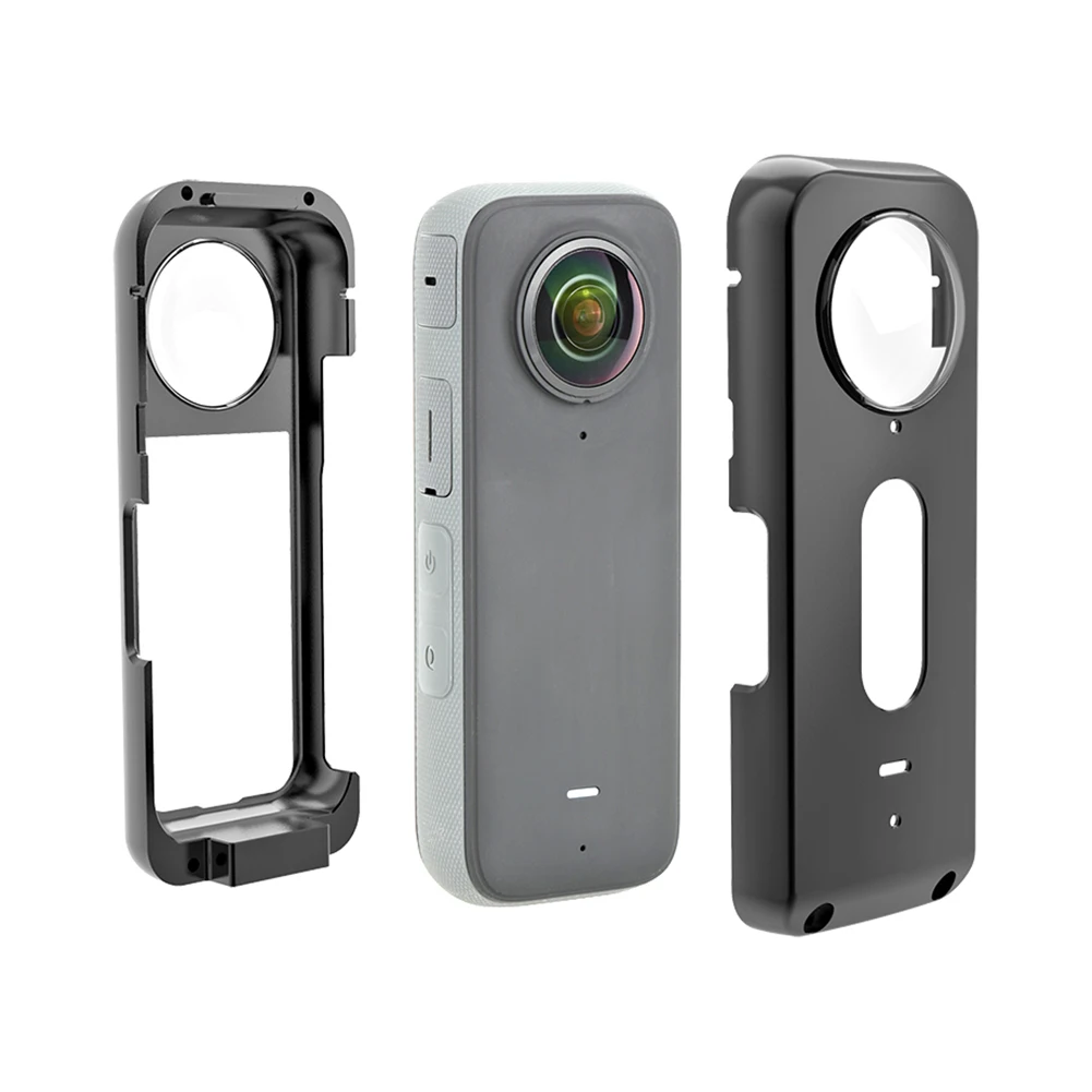 Funda protectora de Metal a prueba de golpes para Insta 360 One X3, marco de expansión y lente, carcasa de aleación de aluminio - imagen 2