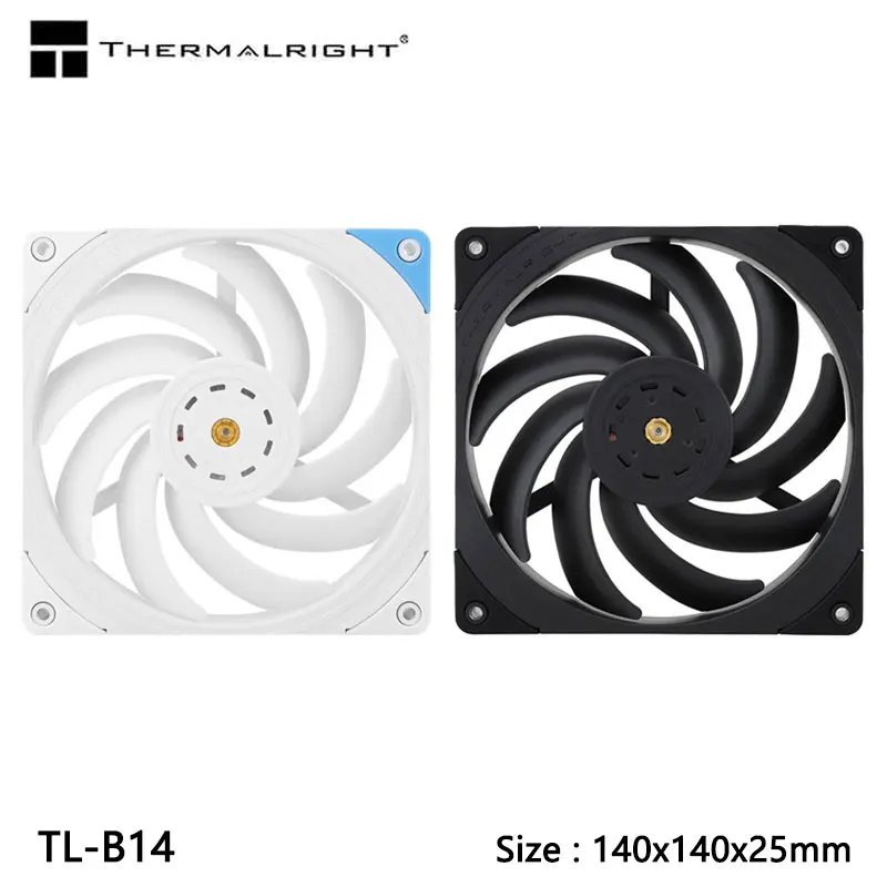 Thermalright TL-B14 14CM ventilador con cubierta de computadora 4 pines PWM 2000 velocidades alto volumen de aire 110CFM ventilador Industrial de bajo ruido - imagen 2