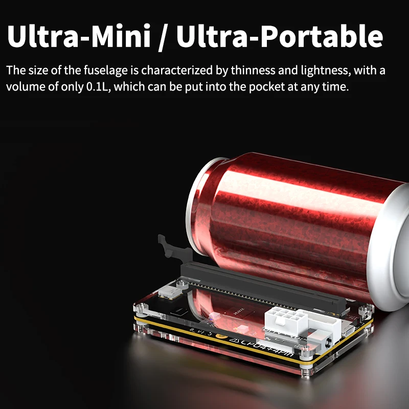 USB4 Thunderbolt4/3 GPU Dock compatible con RTX5090 RX7900 para tarjeta gráfica PCIe externa a portátil Win10/11 DC PD Power - imagen 4