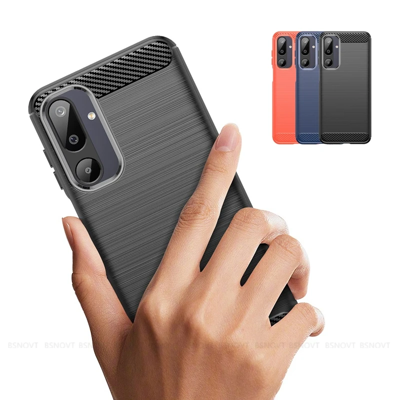 Para Samsung Galaxy Wide 8 funda Samsung Wide 8 Capas nuevo parachoques trasero a prueba de golpes TPU suave fibra de carbono Fundas Samsung Wide 8