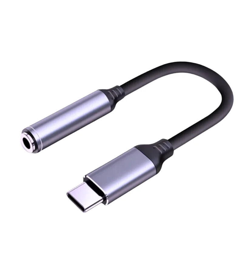 Adaptador de auriculares USB tipo C a Jack 3,5, convertidor de Cable de Audio de 3 y 5mm para IPhone 15, 15 Pro MAX, Samsung Galaxy, Huawei y Xiaomi, USB-C