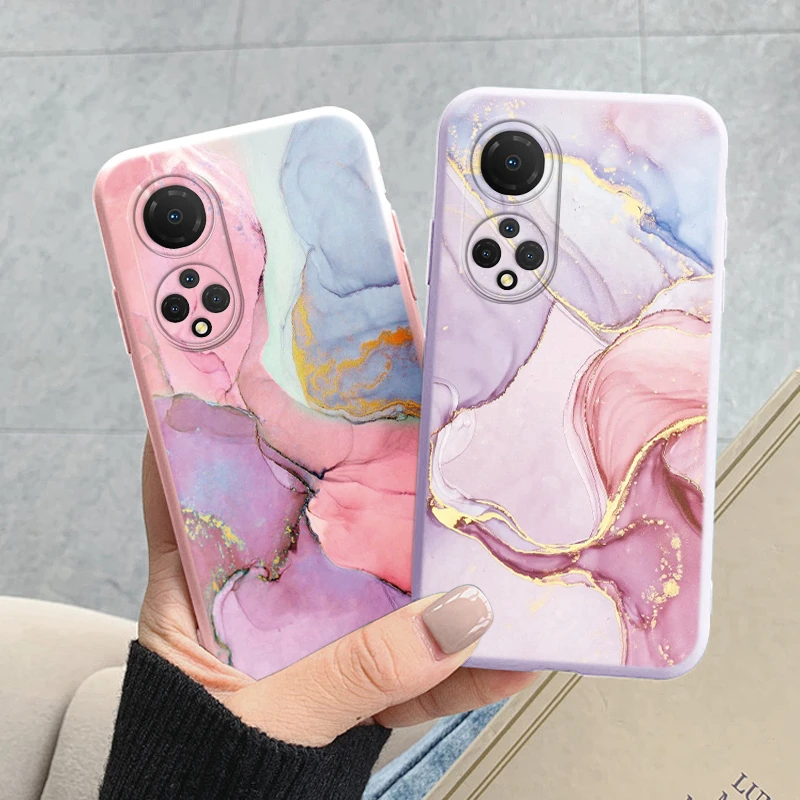 Funda de teléfono con patrón de mármol para Honor X7, Funda protectora suave para Honor X7, Honor X7, X 7, Coque, parachoques de silicona, moda - imagen 2