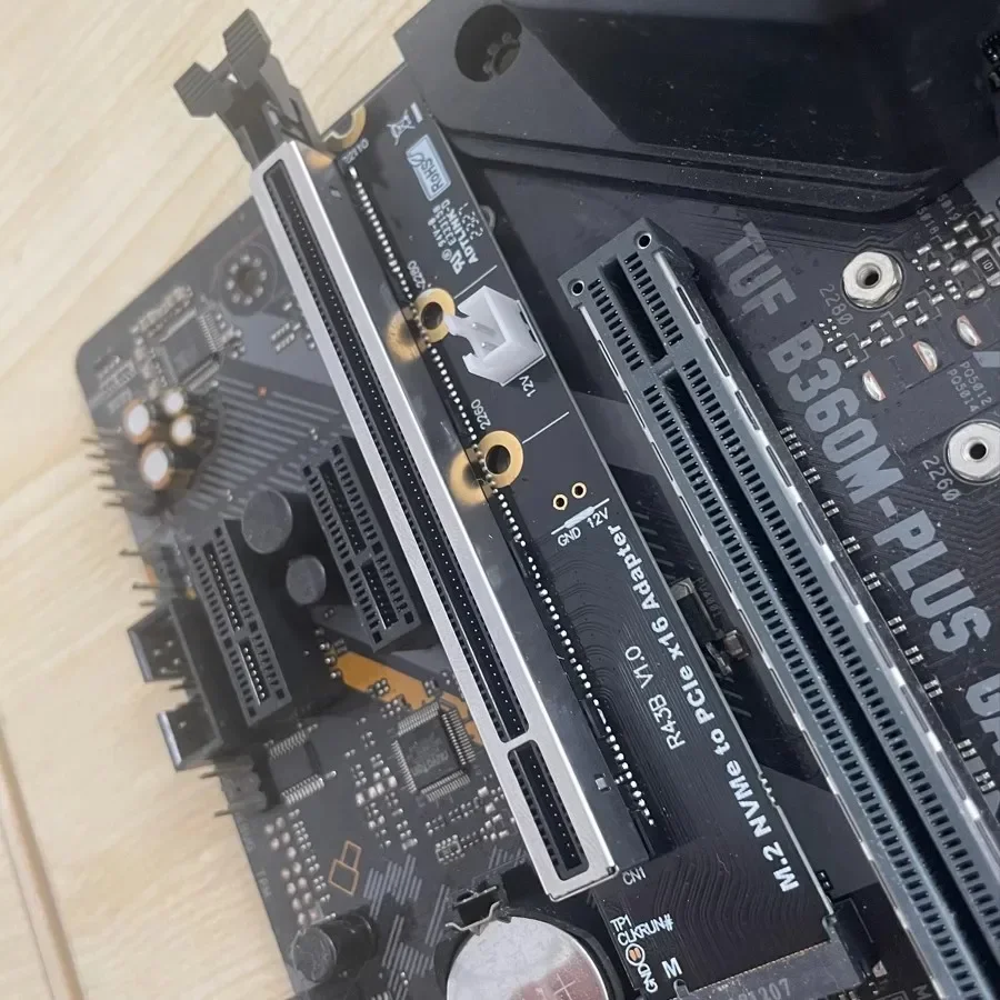 Adaptador M.2 NVMe a PCIe X4 X16, placa PCB PCIE 4,0 para M2 MKey 22110 2280, captura de red elevadora, tarjeta de expansión convertidor USB SSD - imagen 5