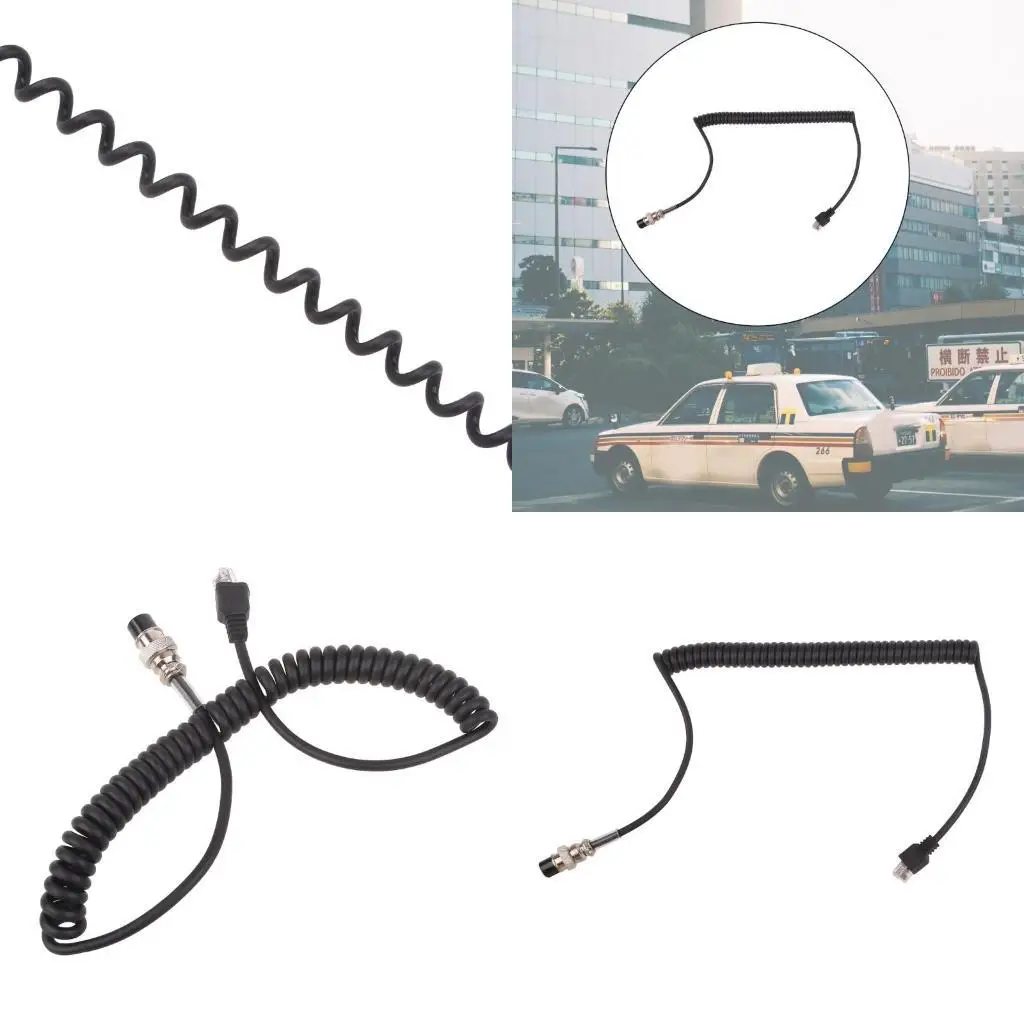 R53C 8PIN A RJ45 Línea resorte altavoces micrófono alambre para Yaesu FT-847 FT840 Radio