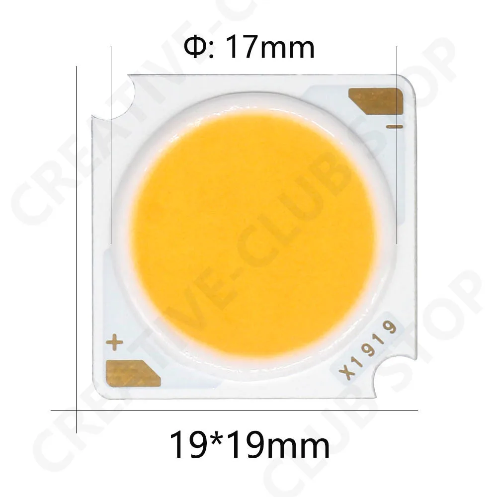 10 Uds 1919 10W 20W 30W 40W LED COB Chip diodo emisor de luz importado Bridgelux Chip de cristal DC30-33V DIY Panel de luz descendente - imagen 5