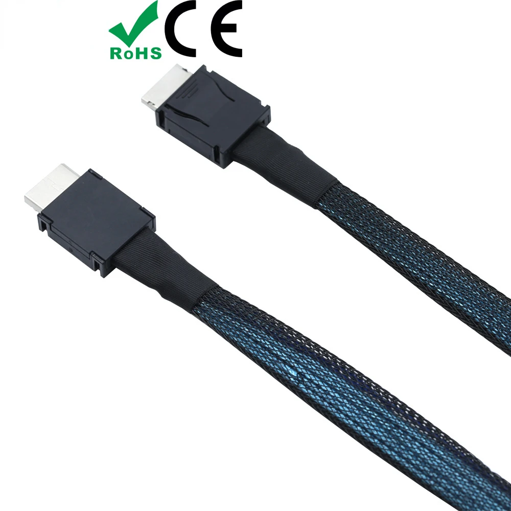 OcuLink PCIe PCI-Express SFF-8611 4i a OcuLink SFF-8611 4I SSD Cable activo de datos - imagen 5