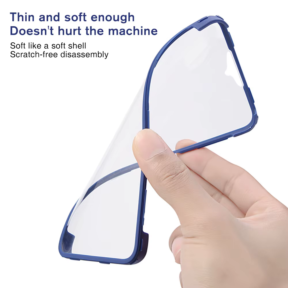 Funda frontal transparente de película PET para móvil, protector de acrílico A prueba de golpes, 360 °, para Samsung Galaxy A54 5G A34 A14 4G 2023 Samsong A 54 34 14 - imagen 4