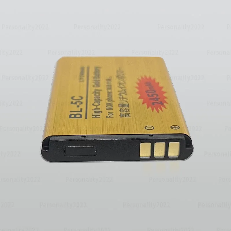 Batería BL 5C 3,7 V baterías recargables de iones de litio BL5C 2450mAh para Nokia 2600 1100 1110 1112 1208 2610 6230 BL-5C de teléfono móvil - imagen 2