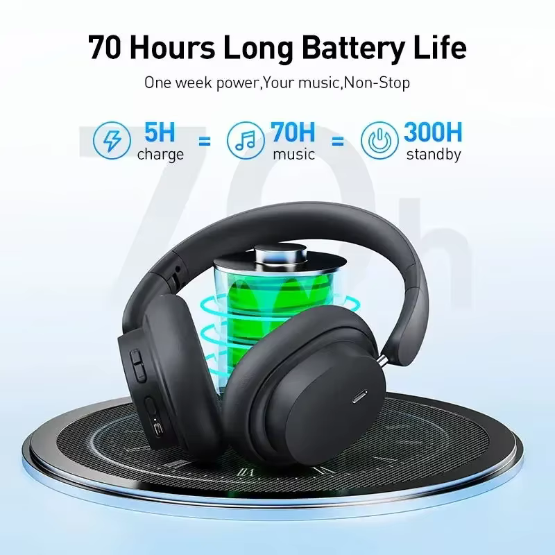 Baseus Bowie D05 Auriculares Bluetooth 5.3 Hi-Fi 70H Plegables - imagen 3