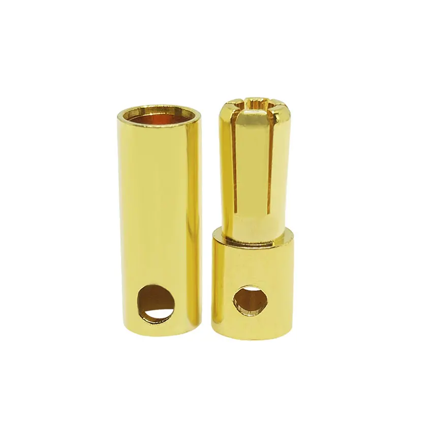 Conector tipo bala de Motor sin escobillas de cobre chapado en oro, conector tipo bala para batería ESC, 2mm, 3mm, 3,5mm, 4mm, 5mm, 5,5mm, 6mm y 8mm - imagen 2