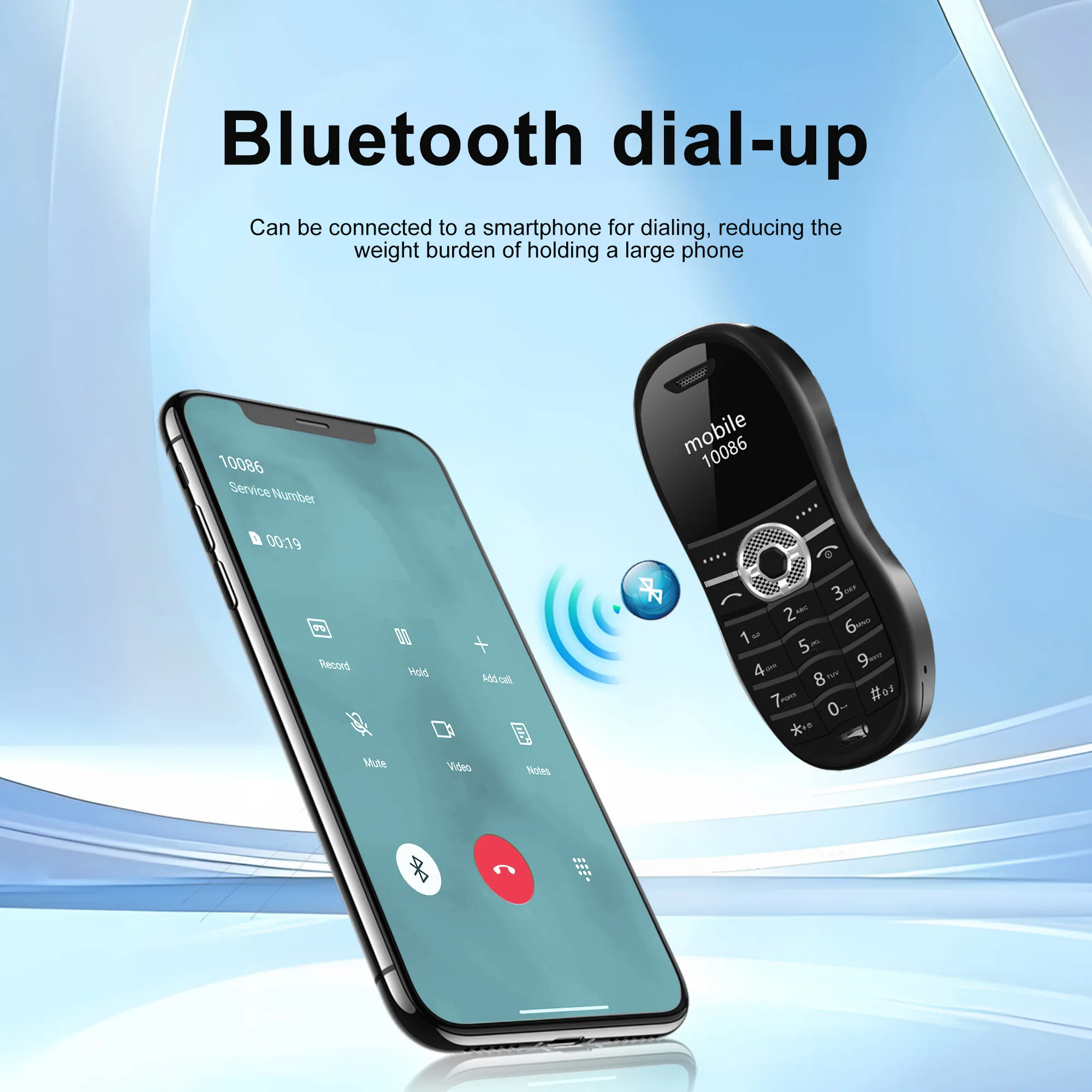 SERVO X18 estilo de coche Mini teléfono móvil voz mágica lista negra grabación de llamadas Bluetooth Dial 2G teléfono móvil súper pequeño 2 SIM en espera - imagen 2