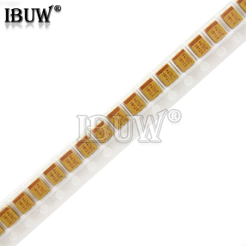 10 Uds A B C D tipo condensador de tantalio 100UF 150UF 220UF 330UF 470UF 680UF 6V 6,3 V 10V 16V 25V 35V 50V 4,7/6,8/10/15/22/33/47UF