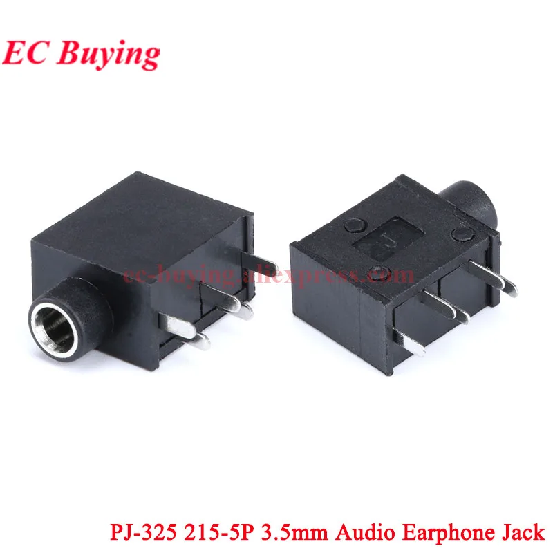 PJ-320D 322 301M 327A 307 3F07 325 215-5P 317 0357-5P 3,5mm auriculares estéreo Jack enchufe Audio conector de auriculares macho a hembra - imagen 3