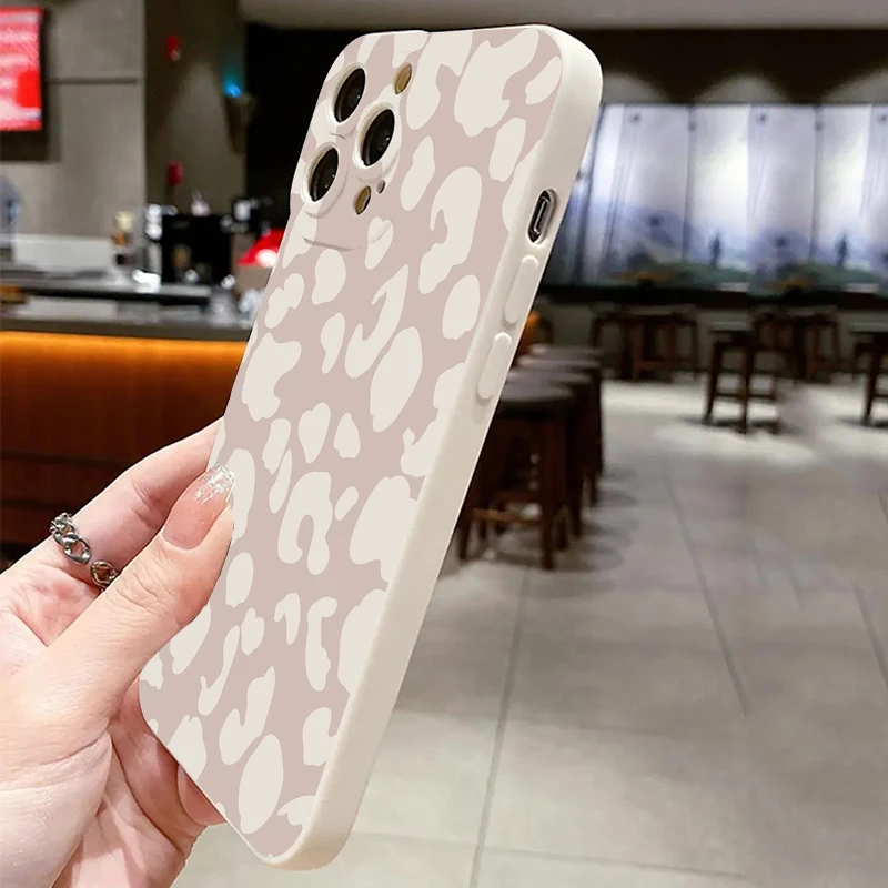 Funda Simple de leopardo de Color sólido para Xiaomi Redmi Note 13 12 Pro Plus 5G 13 12S 11S 11 10S 10 Redmi 12 13C 4G Turbo 3 funda suave - imagen 4