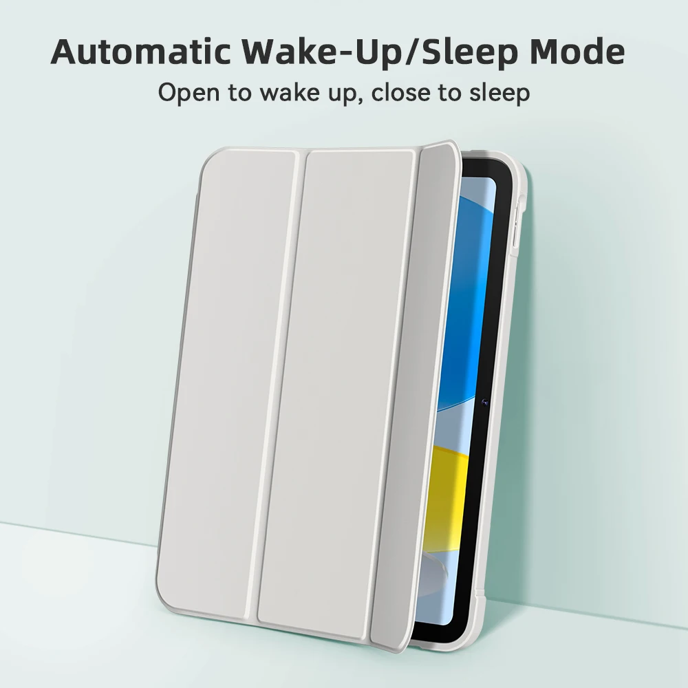 Para iPad Mini 6 7 5th/6th 9,7 7/8/9th 10,2 iPad 10th A16 10,9 Air 4/5 10,9 iPad Air 11 M2 Pro 11 M4 funda con soporte para lápiz lateral - imagen 2