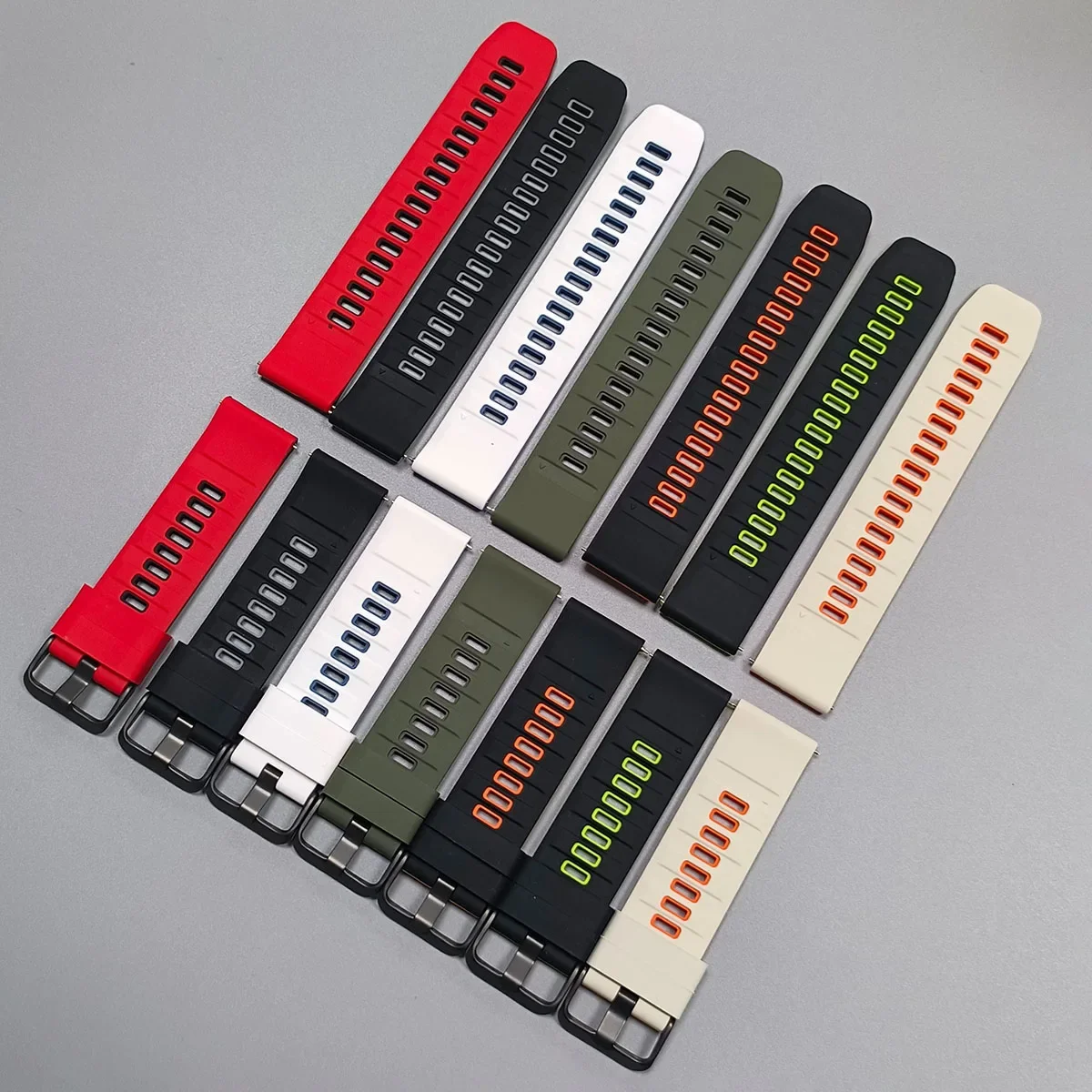 Correa de silicona de 22mm para Realme Watch 3 2 S/3 2 S pro, pulsera de repuesto para HUAWEI Watch GT 6 5 pro/GT6, pulsera impermeable - imagen 2