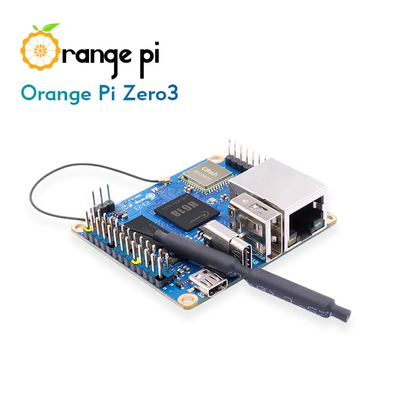 Orange Pi Zero 3 4G 2G 1G RAM Allwinner H618 64-bit USB2.0 WiFi de doble banda + BT 5,0 puerto LAN Gigabit Mini PC placa única inteligente - imagen 4