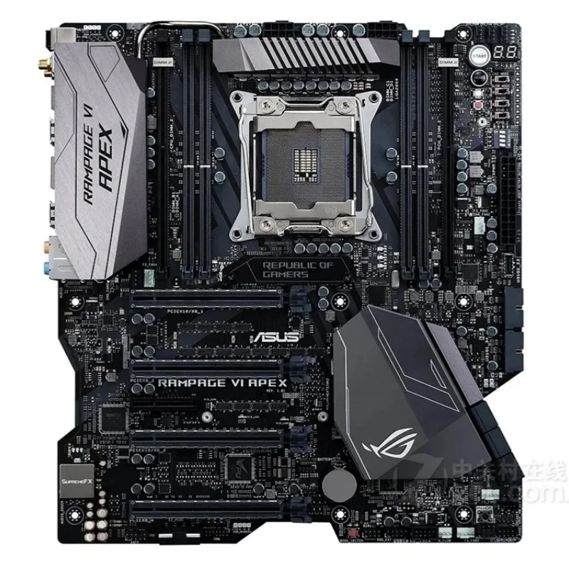 Placa base ASUS ROG RAMPAGE VI APEX compatible con i7-7800X 9800X 10900X I9-9900X 10980X CPU DDR4 4000MHz ARGB USBC M.2 X299 - imagen 5