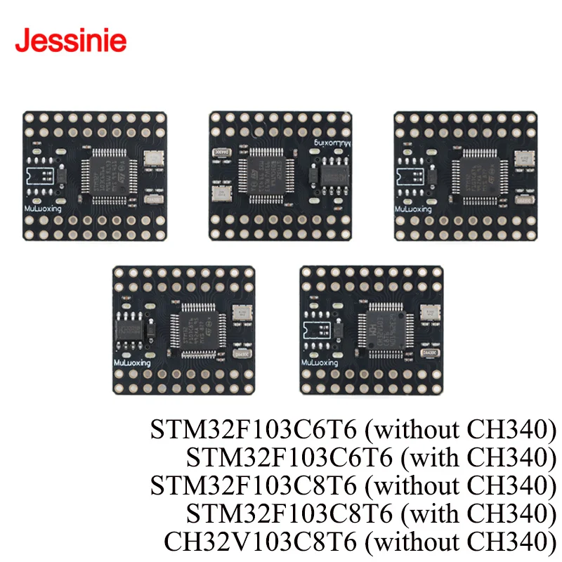 STM32F103C6T6 STM32F103C8T6 CH32V103C8T6 Mini placa de desarrollo CH340 ARM Módulo de placa de desarrollo de núcleo MCU de 32 bits
