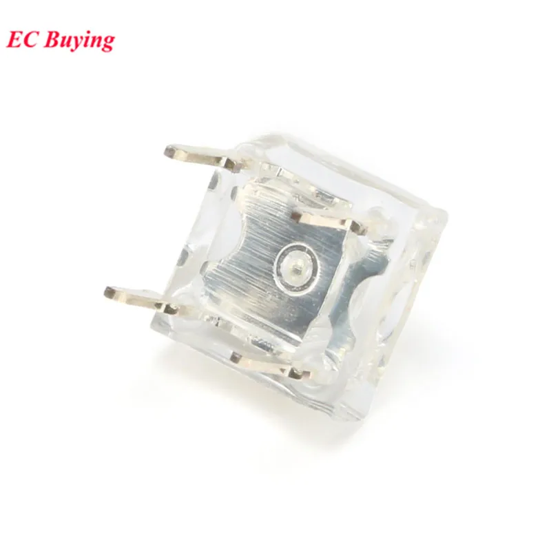 2 uds-100 Uds 5mm F5 piraña LED blanco rojo verde azul claro 5mm LED diodos emisores de luz 4 pines piraña LED Diodos brillo - imagen 4