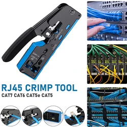 ZoeRax Crimpadora RJ45 Ethernet CAT7 CAT6 CAT5