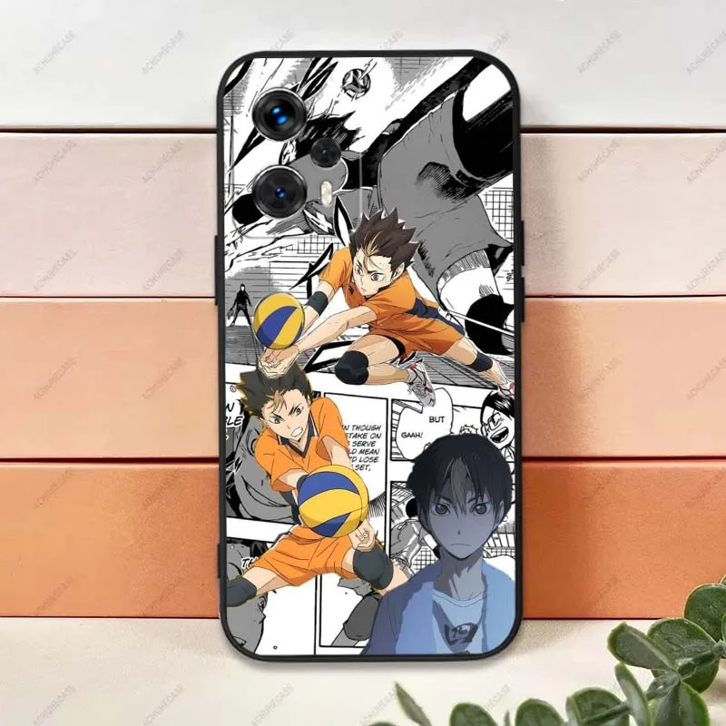 Nishinoya Yuu funda de Anime para Motorola G86 G85 G84 G75 G73 G72 G56 G55 G54 G41 G35 G34 G31 G23 G05 funda de teléfono negra - imagen 4