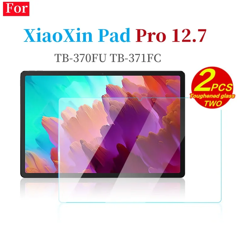 Protector de pantalla HD templado para Lenovo Tab P12 12,7 pulgadas 2023 película protectora de vidrio para Lenovo Xiaoxin Pad Pro 12 7 12,7 funda - imagen 2