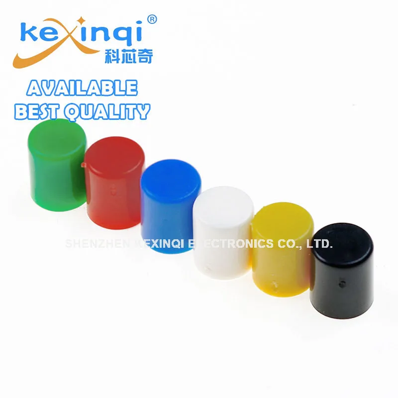 (20 piezas) tapa de interruptor de botón de A06-6X7mm A04-6X10mm para botón de interruptor de bloqueo automático rojo verde amarillo azul blanco negro 5,8*5,8 7*7 8*8 - imagen 5