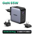65W EU US UK Plug