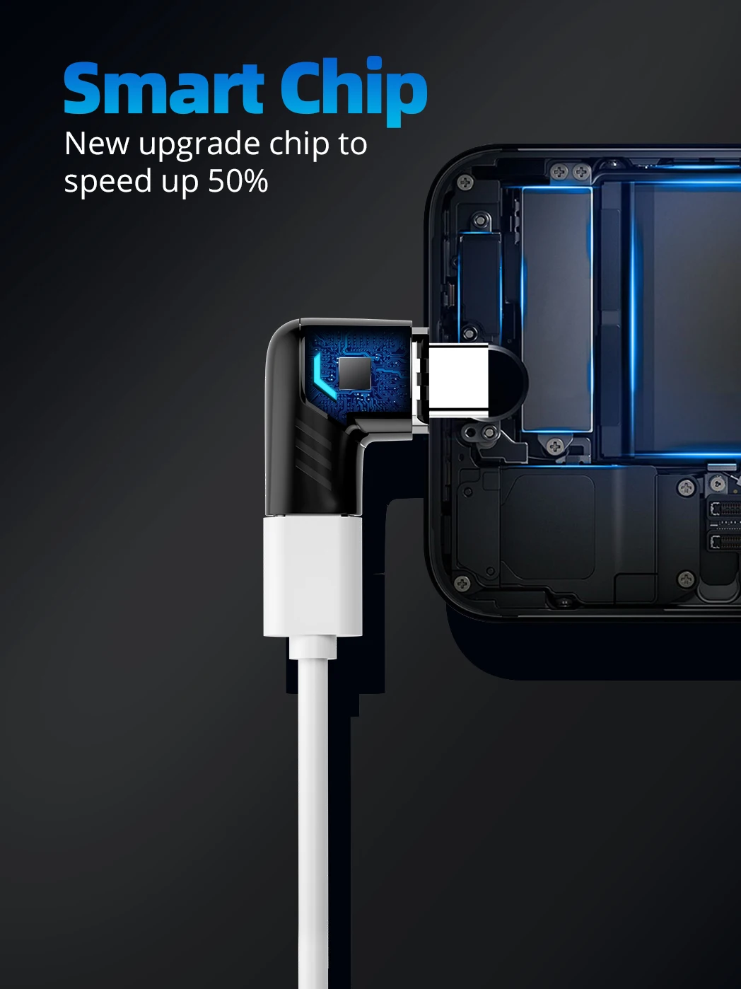 Adaptador magnético Usb C a tipo C de carga rápida, convertidor magnético Usb tipo C, Cable magnético, conector Usbc de ángulo recto, 120W - imagen 2